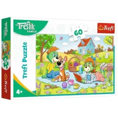 imagen de Las aventuras de la familia Treflik - rompecabezas de 60 piezas - Trefl 1