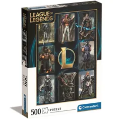 League of Legends: Puzzle de héroes HQC de 500 piezas - Clementoni