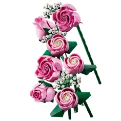 imagen de LEGO® Botanicals: Ramo de rosas rosa (10374) 4