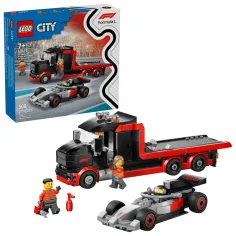 LEGO® City: Camión de F1® con un coche de carreras Audi de F1® (60493)