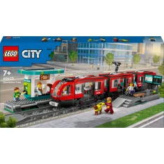 LEGO® City: Tranvía del centro y parada (60423)