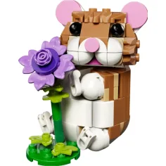 imagen de LEGO® Creator: Hámstero adorable con una flor (31376) 2