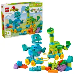 LEGO® DUPLO®: 3 en 1 dinosaurios rodantes (10451)
