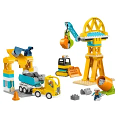 imagen de LEGO® DUPLO®: área de construcción y vehículos de trabajo 3 en 1 (10476) 2