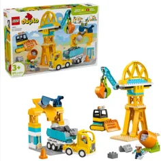 LEGO® DUPLO®: área de construcción y vehículos de trabajo 3 en 1 (10476)
