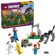 LEGO® Fortnite: Peely y Sparkplug campamento (77075)