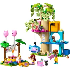 imagen de LEGO® Friends: Fiesta de cumpleaños para gatos y casa del árbol para gatos (42666) 3