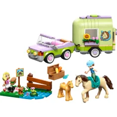 imagen de LEGO® Friends: Remolque para caballos y potros (42695) 2
