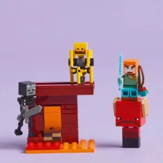 imagen de LEGO® Minecraft: Batalla en el lago de lava del inframundo (3299) 4