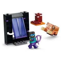 imagen de LEGO® Minecraft: Viaje a la puerta del Inframundo y al Portal Final (21584) 3