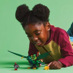 imagen de LEGO® Ninjago: Lloyd dragón verde del bosque (71829) 4