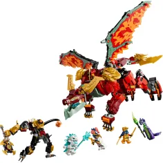 imagen de LEGO® Ninjago: Wyldfyre dragón robot transformable (71868) 2