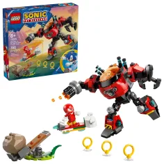 LEGO® Sonic the Hedgehog™: Knuckles vs. Dr. Eggman Robot triturador de huevos (77005)