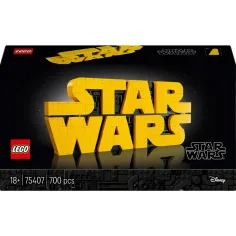 LEGO® Star Wars™: Logo de Star Wars™ construido con bloques (75407)