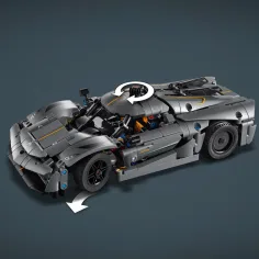 imagen de LEGO® Technic: Koenigsegg Jesko Absolut coche hiper gris (42173) 6