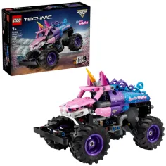 LEGO® Technic: Monster Jam™ Sparkle Smash™ - Coche de retroceso (42220)
