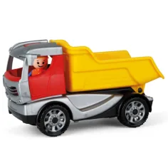 LENA: Camión volquete con figura de 22 cm