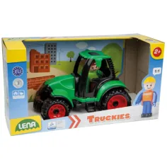 imagen de LENA: Camiónes tractor con figura de 17 cm 2