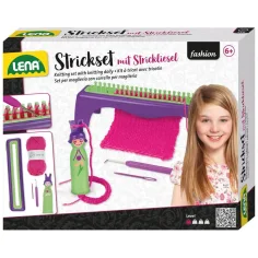 LENA: Kit de tejido y ganchillo con dedal y hilo