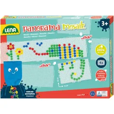 LENA: Panorama Mosaico XL Conjunto de Puntos Transparentes 15mm 240pcs