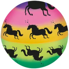 LENA: Pelota de aire de unicornio arcoíris 6cm