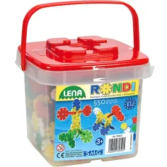 LENA: Set de construcción Rondi de 25mm y 550 piezas