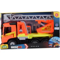 LENA: Worxx Volvo FMX camión de bomberos con escalera 48cm