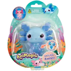Let’s Glo Axolotl amigo acuático luminoso en color azul