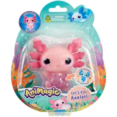 Let’s Glo Axolotl compañero acuático luminoso en color rosa