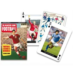 Leyendas del fútbol juego de cartas 55 cartas - Piatnik