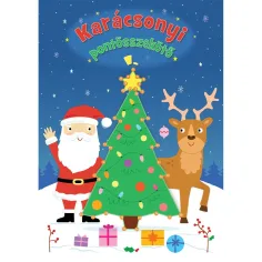 Libro de actividades de conectar puntos navideño 1