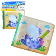 Libro para Bebés: Libro de baño suave de Dinosaurios 14x13cm