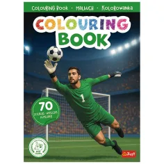imagen de Libro para colorear de fútbol con pegatinas - Trefl 1