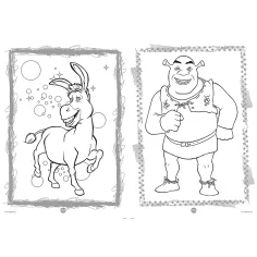 imagen de Libro para colorear de Shrek - Trefl 3