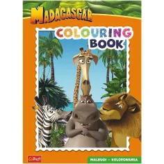 Libro para colorear Madagascar - Trefl