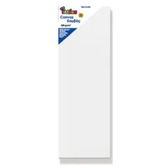 Lienzo de pintor blanco estirado 30x90cm