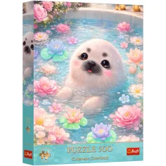 Lindo foca rompecabezas de calidad Premium plus de 500 piezas - Trefl
