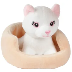 imagen de Lindos animales de peluche con cama en varias versiones 1ud 3