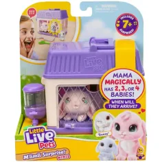 Little Live Pets: Mamá conejo y sus crías juego