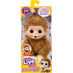 Little Live Pets: Mini Maki Pepi Peach mono interactivo crema