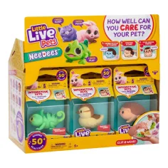 Little Live Pets: Needees Coleccionables interactivos de mascotas varias 1ud