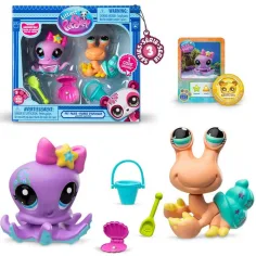 Littlest Pet Shop: Paquete de figura de mascota doble S3 en varias versiones 1ud