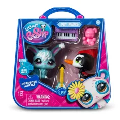 Littlest Pet Shop: Paquete de figura de mascota doble S5 - Pájaro carpintero y Conejo