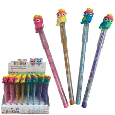 Littlies: Lápiz de grafito HB con figura de búho en varias versiones 1ud