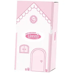 imagen de Llorens: Bebita recién nacida de 26cm con almohada rosa 2