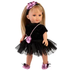 Llorens: Elena muñeca de 35 cm en vestido negro