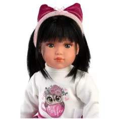 imagen de Llorens: Gréta muñeca de 40 cm con suéter de búho 3