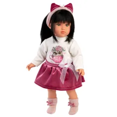 Llorens: Gréta muñeca de 40 cm con suéter de búho
