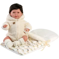 Llorens: Mimi Llorana muñeca de 42 cm con sonido y saco de dormir