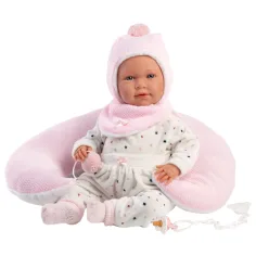 Llorens: Mimi muñeca de 42 cm con sonido, con almohada de barriga